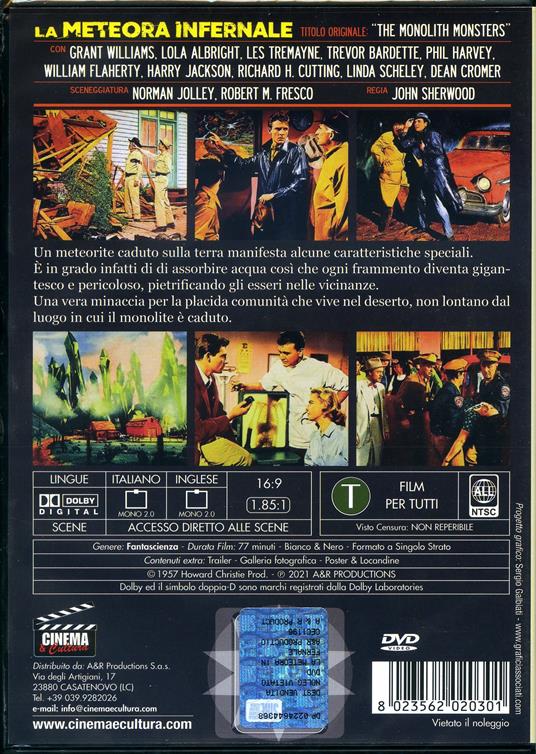 La meteora infernale  (DVD) di John Sherwood - DVD - 2