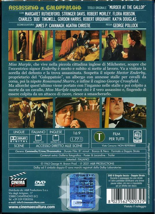 Assassinio al galoppatoio (DVD) di George Pollock - DVD - 2
