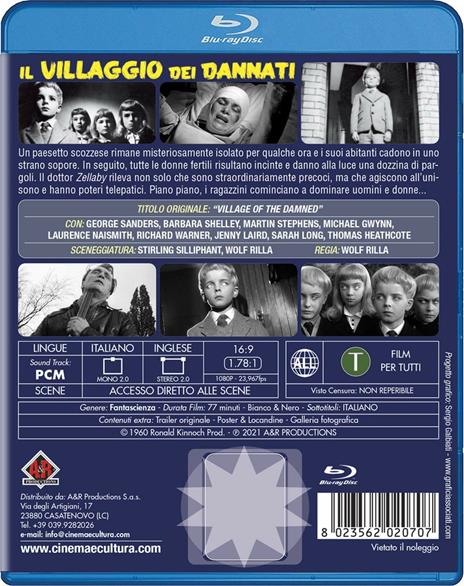 Il villaggio dei dannati (Blu-ray) di Wolf Rilla - Blu-ray - 2