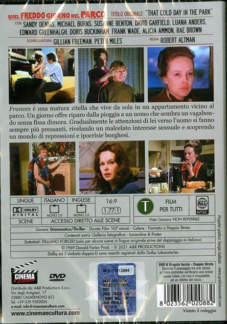 Quel freddo giorno nel parco (DVD) di Robert Altman - DVD - 2