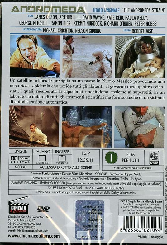 Andromeda (DVD) di Robert Wise - DVD - 2