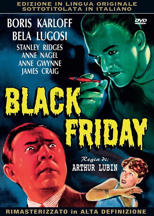 Black Friday (DVD) di Arthur Lubin - DVD