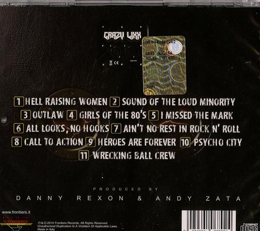 Crazy Lixx - CD Audio di Crazy Lixx - 2