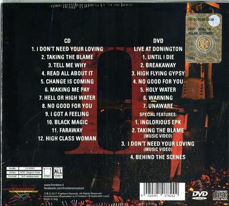 II - CD Audio + DVD di Inglorious - 2