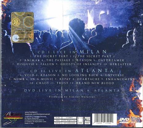 Passing Stages Live in Milan - CD Audio + DVD di DGM - 2
