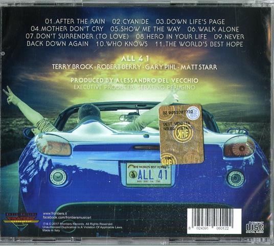 The World's Beast Hope - CD Audio di All 41 - 2