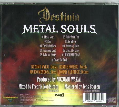 Metal Souls - CD Audio di Destinia - 2