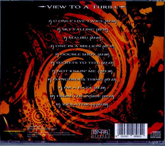 View to a Thrill - CD Audio di Stephen Pearcy - 2
