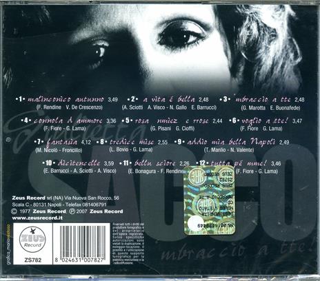 Mbraccio a Tte! - CD Audio di Giulietta Sacco - 2