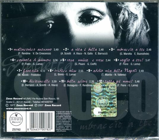 Mbraccio a Tte! - CD Audio di Giulietta Sacco - 2