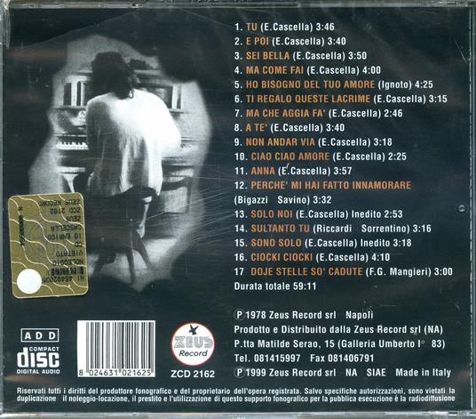 Io - CD Audio di Enrico Cascella - 2