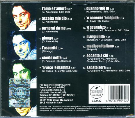 T'amo e T'amerò - CD Audio di Peppino Gagliardi - 2