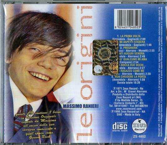 Le Origini - CD Audio di Massimo Ranieri - 2