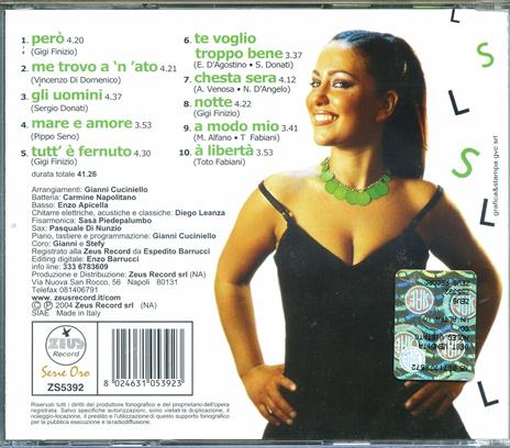 Senza Più Nuvole - CD Audio di Stefania Lay - 2