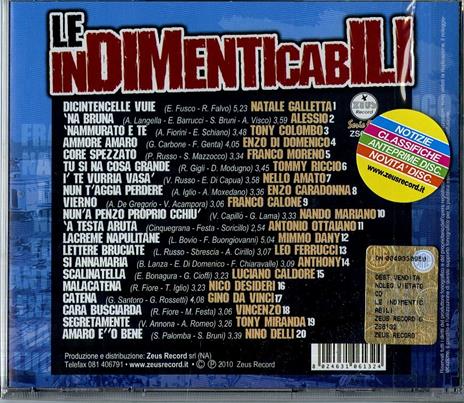 Indimenticabili vol.1 - CD Audio - 2