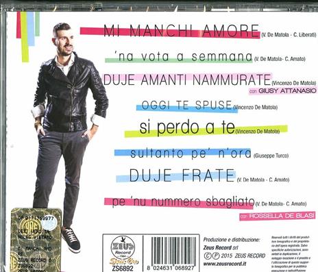 Mi Manchi Amore - CD Audio di Vincenzo Jr. - 2