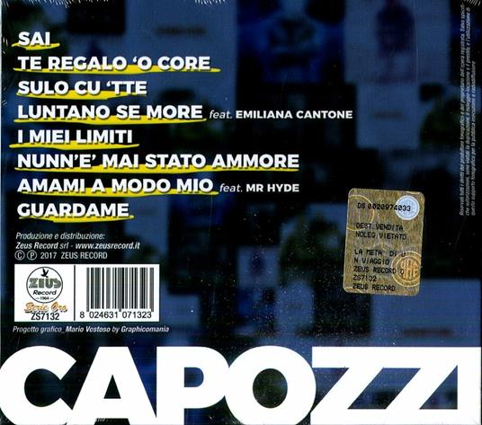 La metà di un viaggio - CD Audio di Gianluca Capozzi - 2