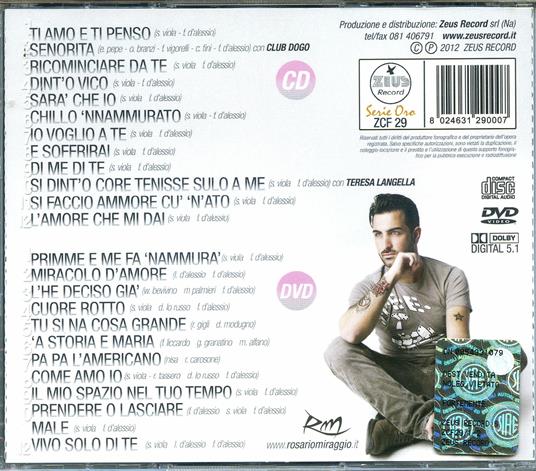 Fortemente - CD Audio + DVD di Rosario Miraggio - 2