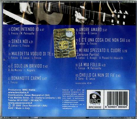 Come Intendo io - CD Audio di Gigi Finizio - 2