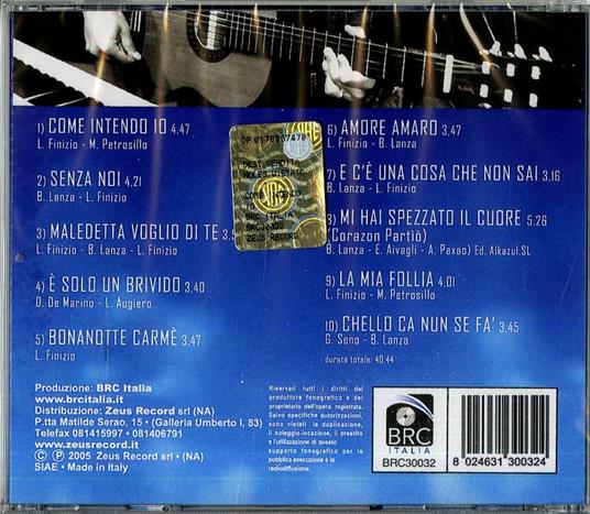 Come Intendo io - CD Audio di Gigi Finizio - 2