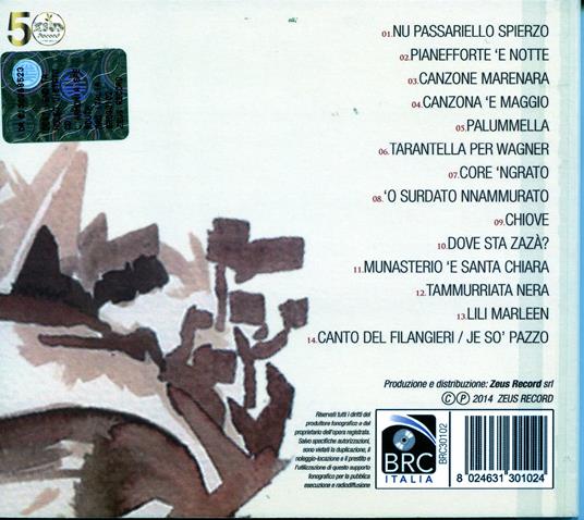 L'armonia Sperduta - CD Audio di Roberto De Simone,Raffaello Converso - 2