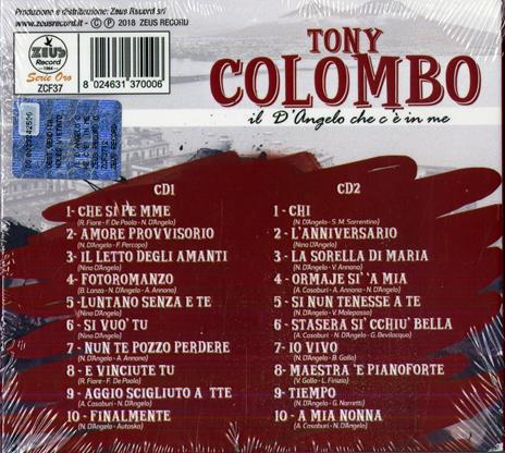 Il D'Angelo che c'è in me - CD Audio di Tony Colombo - 2