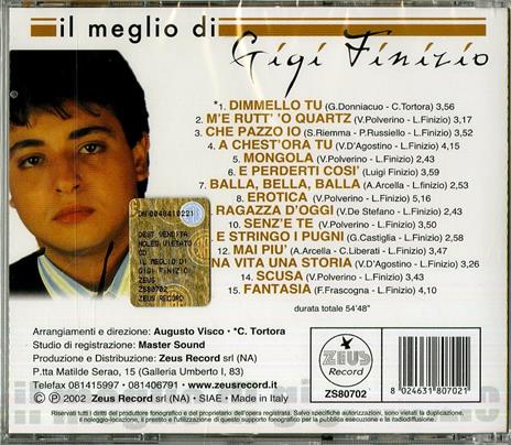 Il Meglio di - CD Audio di Gigi Finizio - 2