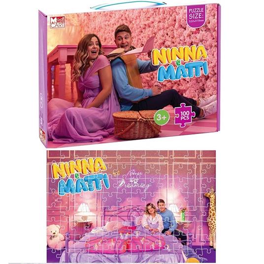 NINNA e MATTI Puzzle che si Illumina al Buio 96 Pezzi