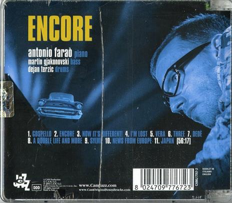Encore - CD Audio di Antonio Faraò - 2