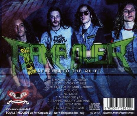 Burst Into the Quiet - CD Audio di Game Over - 2