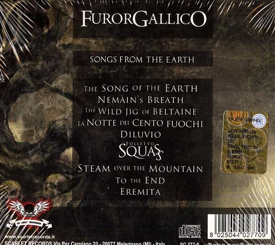 The Songs from the Earth - CD Audio di Furor Gallico - 2