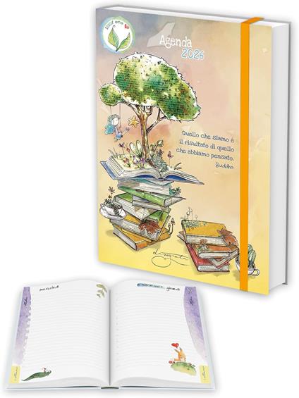 AGENDA GIORNALIERA Disegnata 2026, Sii te stesso - 16,5 x 11 cm