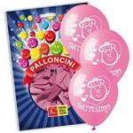 Palloncino Large Battesimo Bimba 14 pezzi