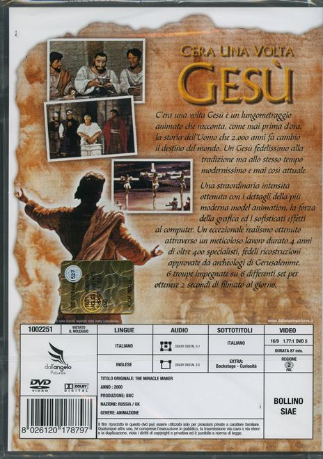 C'era una volta Gesù di Derek Hayes,Stanislav Sokolov - DVD - 2