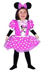 Ciao- Baby Minnie Classic Disney Costume per Bambini, Rosa, 6-12 mesi, 11244.6-12