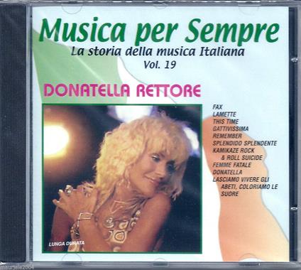 Musica Per Sempre Vol.19 - CD Audio di Donatella Rettore