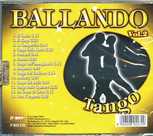 Ballando Tango vol.2 - CD Audio - 2