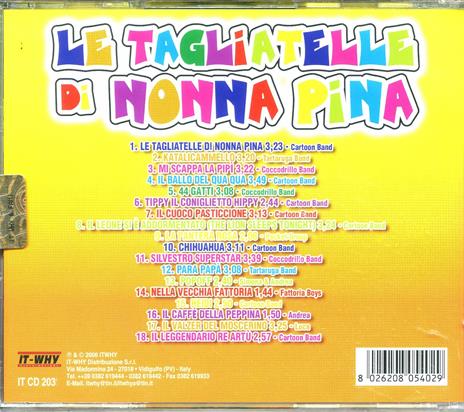 Le tagliatelle di Nonna Pina - CD Audio - 2