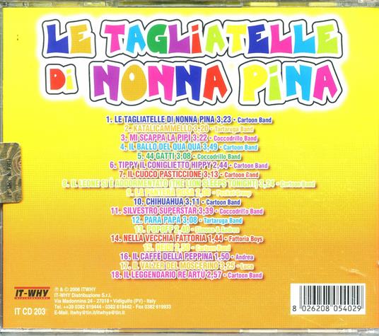 Le tagliatelle di Nonna Pina - CD Audio - 2