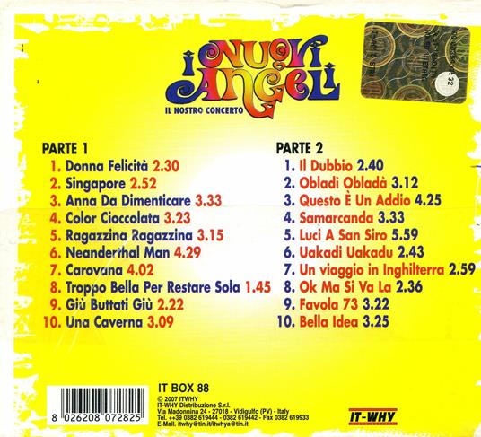 Il nostro concerto - CD Audio di I Nuovi Angeli - 2