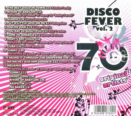 Disco Fever 70 vol.2 - CD Audio - 2