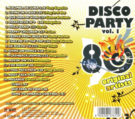 Disco Party 80 vol.1 - CD Audio - 2
