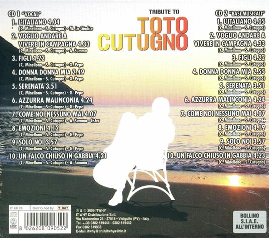 Tribute to Toto Cutugno - CD Audio - 2