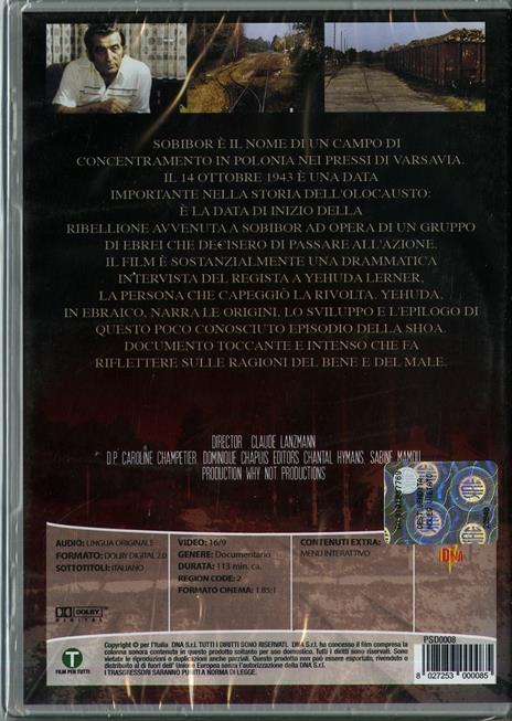 Sobibor. 14 ottobre 1943, Ore 16.00 di Claude Lanzmann - DVD - 2