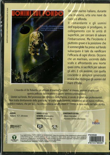 Uomini sul fondo di Francesco De Robertis - DVD - 2