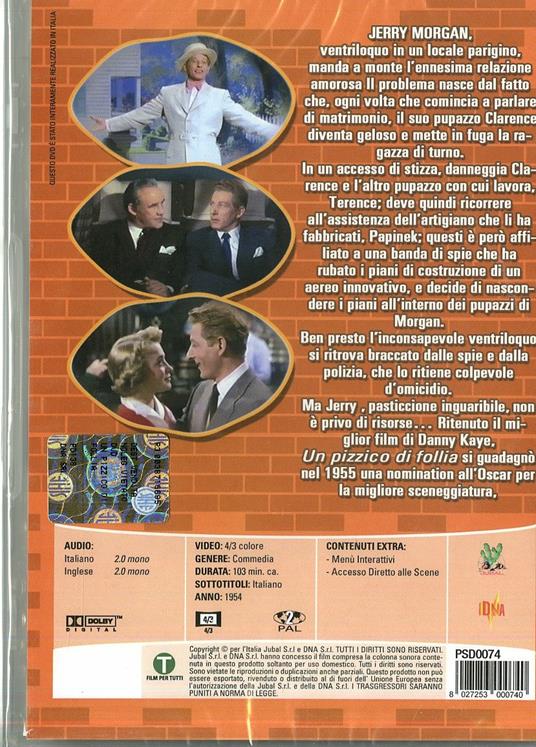 Un pizzico di follia di Norman Panama,Melvin Frank - DVD - 2