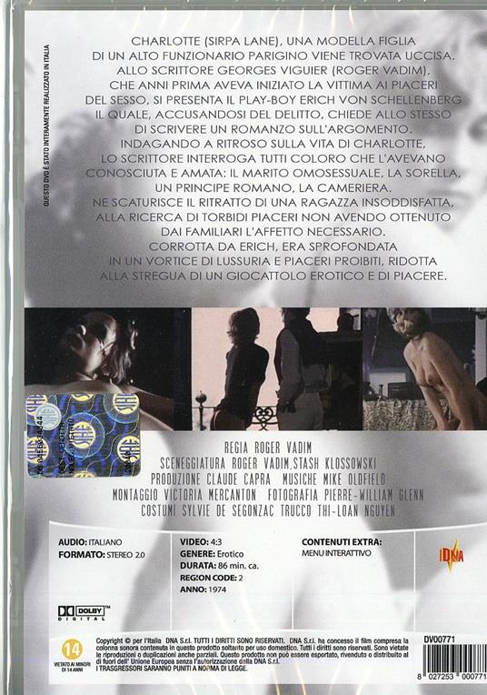 Una vita bruciata di Roger Vadim - DVD - 2