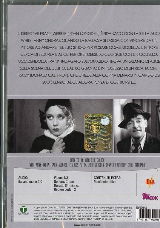 Ricatto di Alfred Hitchcock - DVD - 2