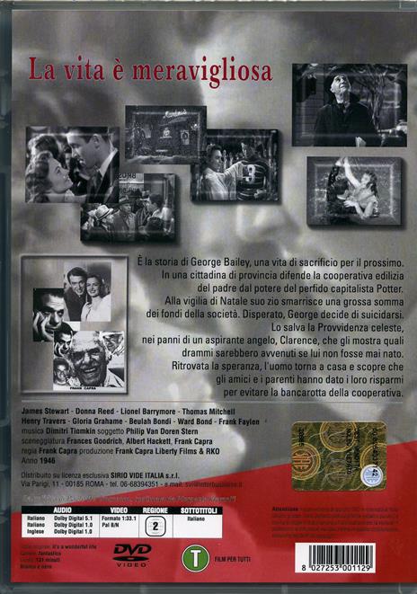 La vita è meravigliosa di Frank Capra - DVD - 2