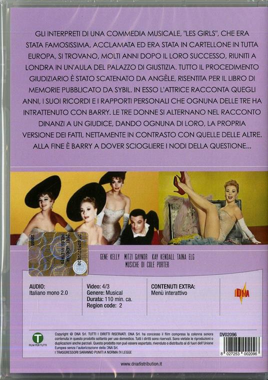Les Girls di George Cukor - DVD - 2